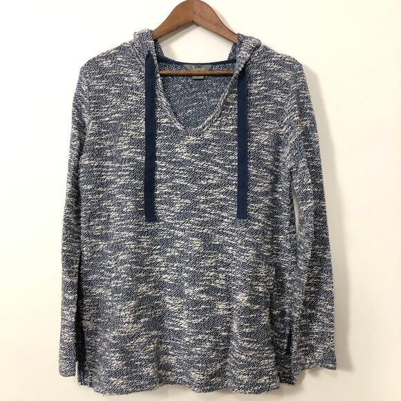 Natural Reflections Marled Knit Hooded Sweater S Cozy Cabin Pullover BassPro - Picture 2 of 12